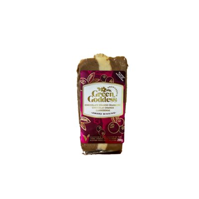 Green Goddess Choco, Ornage Cranberry Wedges 200g
