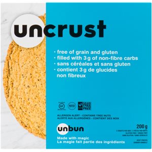 Unbun Uncrust 2 Pâtes par Boà®te 200 g