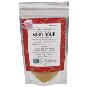 Abokichi Soupe Miso Instantanée, Chili Miso 140g