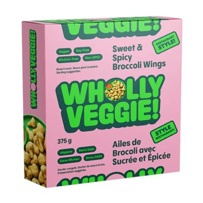 Wholly Veggie! Sweet & Spicy Broccoli Wings