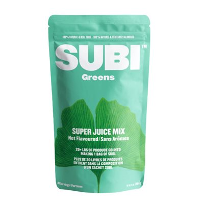 Subi Greens Super Juice Mix Unflavoured 40 Servings 264g