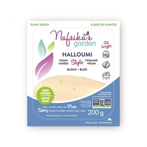 NAFSIKA'S GARDEN FAUXMAGE STYLE HALLOUMI BLOC 200g