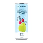 Landish Eaux Pétillantes Aux Collagène Marin  - Poire Cerise 355 Ml