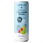 Landish Eaux Pétillantes Aux Collagène Marin  - Poire Cerise 355 Ml