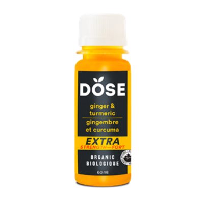 Dose Shot gingembre et curcuma extra fort biologique 60ml