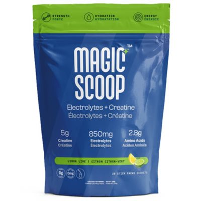 Magic Scoop Electrolytes + Créatine Lemon Lime 26sach
