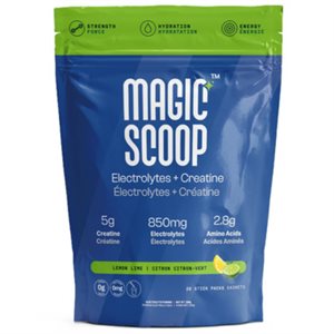 Magic Scoop Electrolytes + Créatine Lemon Lime 26sach