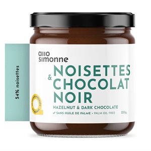 Allo Simonne Hazelnut Spread Dark Chocolate 220g