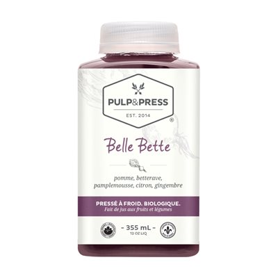 Pulp&Press Jus Pressé A Froid Bio Belle Bette 355ml Pulp&Press Jus Pressé A Froid Bio Belle Bette 355ml