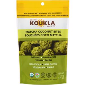 Koukla Delights Matcha Coconut Bites 150 g 