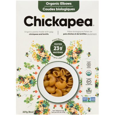 Chickapea Organic Elbows 227 g