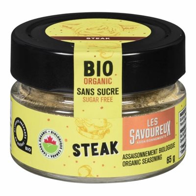 Les Savoureux Assaisonnement Biologique Steak 65 g