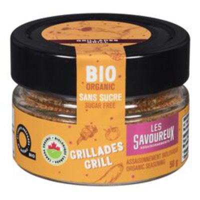 Les Savoureux Assaisonnement Biologique Grillades 50 g