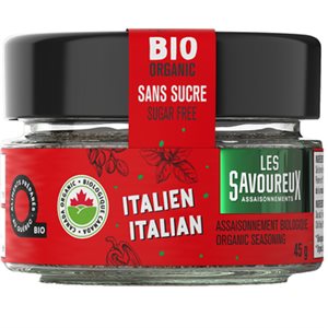 Les Savoureux Assaisonnement Italien Biologique 45 g