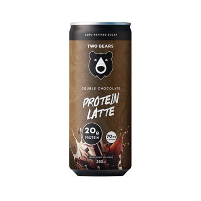 Two Bears Latte Protéiné - Double Chocolat 250ml Two Bears Latte Protéiné - Double Chocolat 250ml