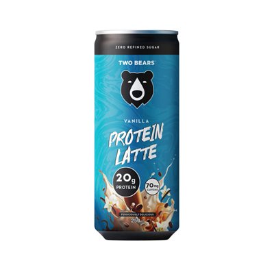 Two Bears Latte Protéiné - Vanille 250ml Two Bears Latte Protéiné - Vanille 250ml