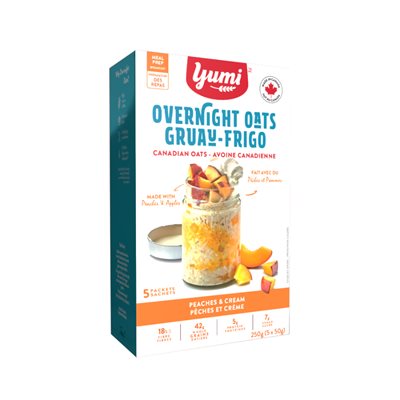 YUMI GRUAU-FRIGO PECHES CREME (5 SACHETS) 250g