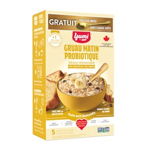 Yumi Organics Morning Oats Probiotic oatmeal-Banana bread 250g
