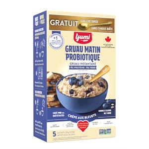 Yumi Organics Morning Oats Probiotic oatmeal-Blueberry Pancakes 250g
