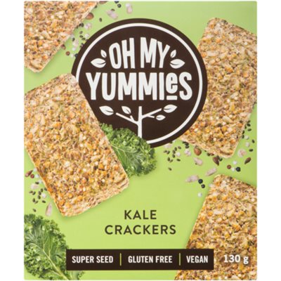 Oh My Yummies Crackers Kale 130 g 