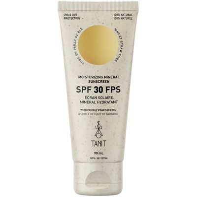 Tanit Crème solaire minérale hydratante SPF 30 non parfumée 90 ml Tanit Crème solaire minérale hydratante SPF 30 non parfumée 90 ml