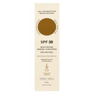 Tanit Crème Solaire Minérale Hydratante Spf 30 - Noix De Coco Et Vanille 90 Ml