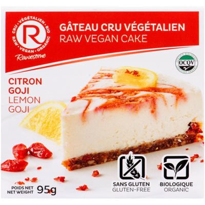 Rawesome Raw Vegan Cake Lemon Goji 95 g 95g