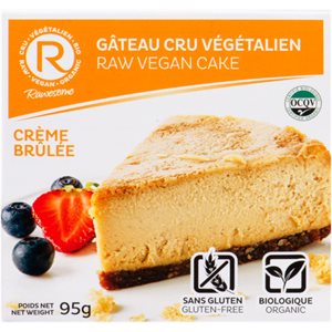 Rawesome Gâteau Cru Végétalien Créme Brôlée 95 g