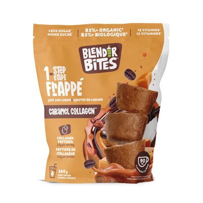 Blender Bites 1 step Organic Caramel Collagen Frapp 360g