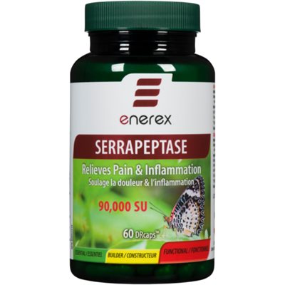 Enerex Serrapeptase 90,000 SU 60 DRcaps 60UN