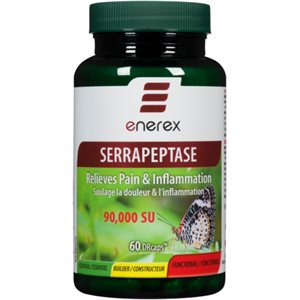 Enerex Serrapeptase 90,000 SU 60 DRcaps