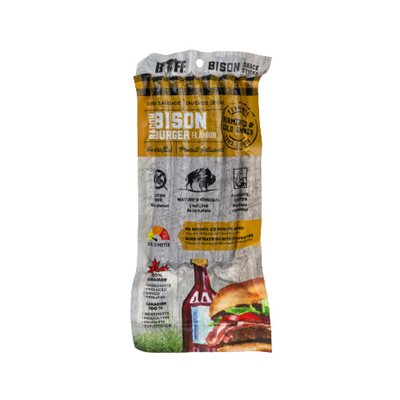 Buff Bacon Burger Bison Snack Sticks 5un=125g