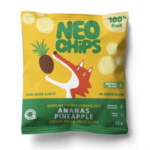 NÉO CHIPS Chips d'ananas 12g