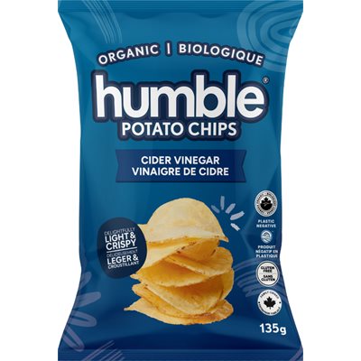 Humble Potato Croustilles bio Sel De Mer Et Vinaigre De Cidre