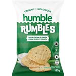 Humble Potato Sour Cream & Onion Rumbles Chips 135g