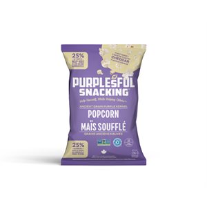 PURPLEsFUL -PLANT BASED CHEDDAR POPCORN 136g