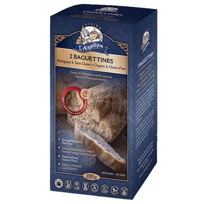 Cuisine L'Angelique Organic 2 Baguettines 280g