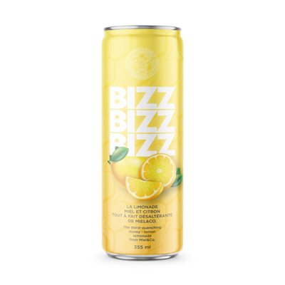 Miel et Co Limonade au miel et au citron 355 ml Miel et Co Limonade au miel et au citron 355 ml