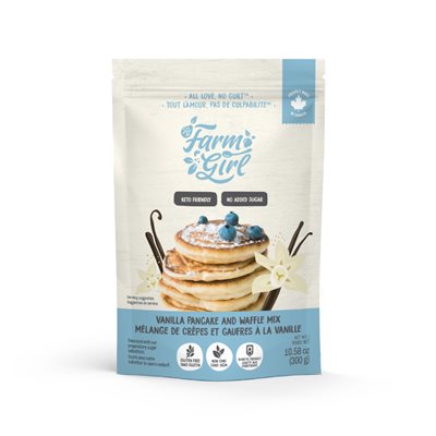 Farm Girl - Préparation Pour Crêpes Et Gaufres À La Vanille 300G