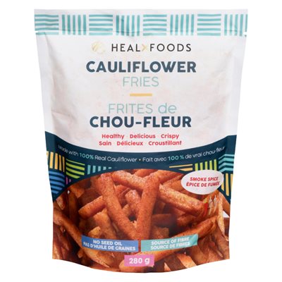 HEALX FOODS CAULIFLOWER FRIES SMOKE SPICE 280g