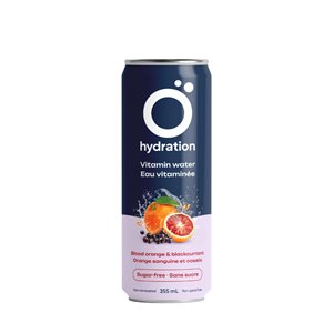 Ö Hydration Eau vitaminée - Orange Sanguine Et Cassis 355Ml