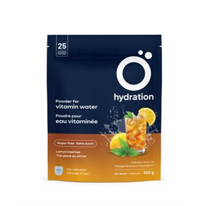 Ö Hydration Eau vitaminée en poudre- Thé Glacé Au Citron 100G