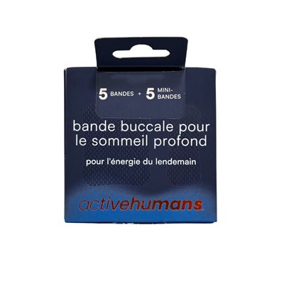 Active Human Bande Buccale Pour Le Sommeil Profond (5 Bandes + 5 Mini Bandes) Active Human Bande Buccale Pour Le Sommeil Profond (5 Bandes + 5 Mini Bandes)
