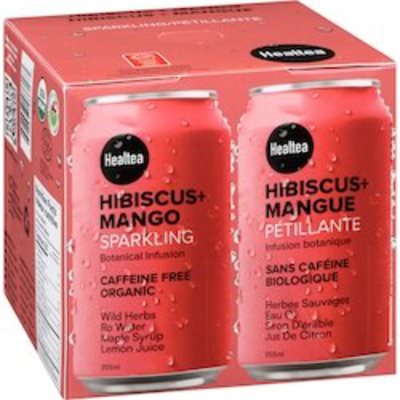 Healtea Boisson Pétillante Bio Hibiscus+Mangue 4X355Ml Healtea Boisson Pétillante Bio Hibiscus+Mangue 4X355Ml