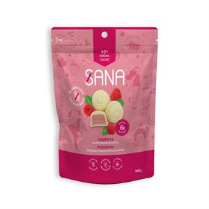 Sana Protein Bites Raspberry White Chocolate 100g