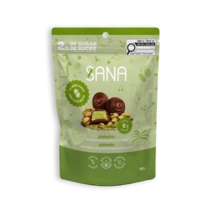 Sana Bouchées Chocolatées Au Lait - Pistache 88G