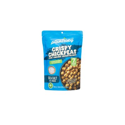 Plantropy Pois Chiches Croustillants Sel De Mer 80g