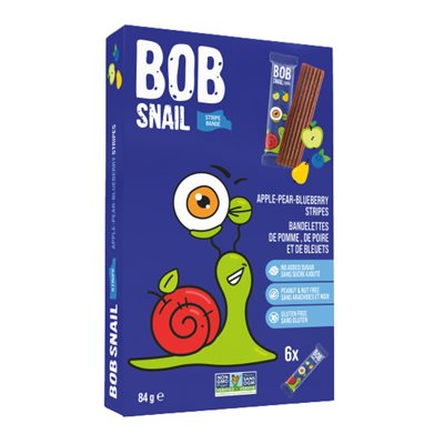 Bob Snail Fruit Stripe Apple-Pear-Blueberry 84g