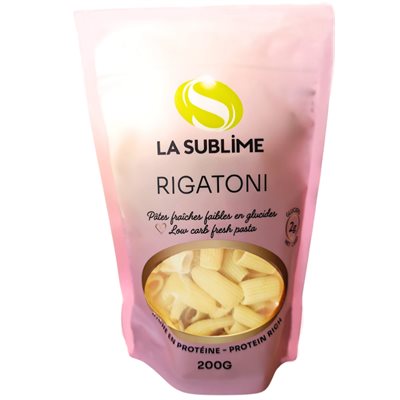 La Sublime Rigatoni Faible En Glucides 200g La Sublime Rigatoni Faible En Glucides 200g