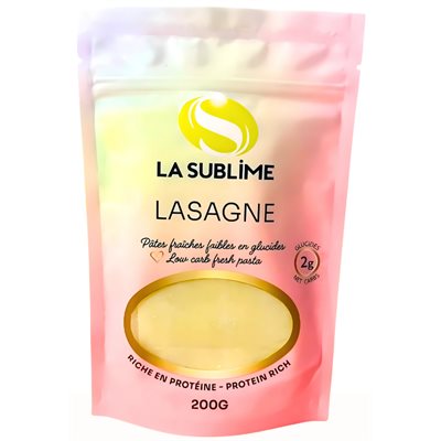 La Sublime Lasagne Faible En Glucides 200g La Sublime Lasagne Faible En Glucides 200g